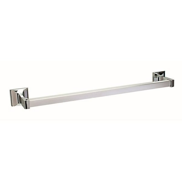 Pamex Campbell Collection 24" Towel Bar Set Bright Chrome Finish BC2CP13824